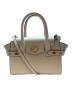 MICHAEL KORS（マイケルコース）の古着「CARMEN MD FLAP SATCHEL カルメンミディアムフラップサッチェル 2WAYバッグ」｜ホワイト