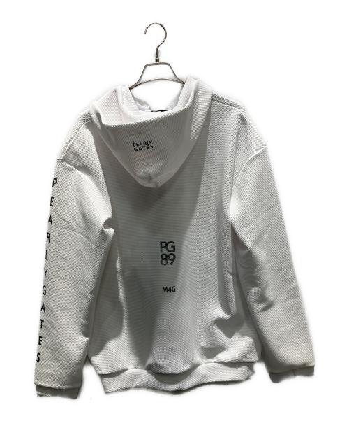 PEARLY GATES（パーリーゲイツ）PEARLY GATES (パーリーゲイツ) 24年発売モデル ジップパーカー ホワイト サイズ:7の古着・服飾アイテム