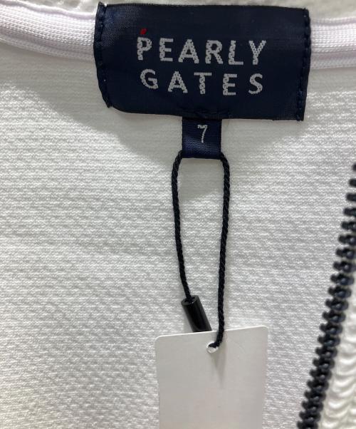 PEARLY GATES（パーリーゲイツ）PEARLY GATES (パーリーゲイツ) 24年発売モデル ジップパーカー ホワイト サイズ:7の古着・服飾アイテム