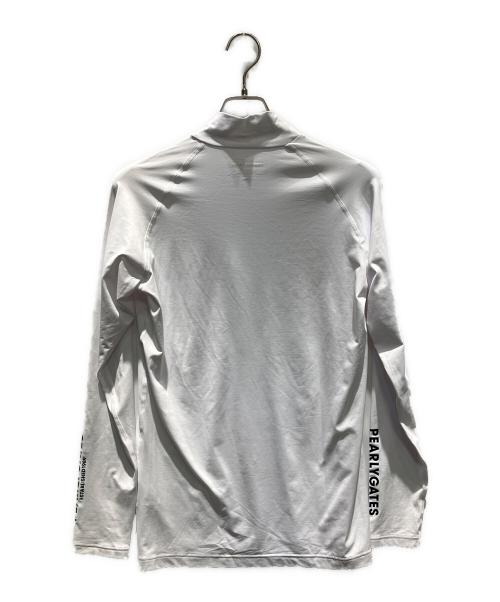 PEARLY GATES（パーリーゲイツ）PEARLY GATES (パーリーゲイツ) ゴルフウェア(トップス) 長袖カットソー ホワイト サイズ:6の古着・服飾アイテム