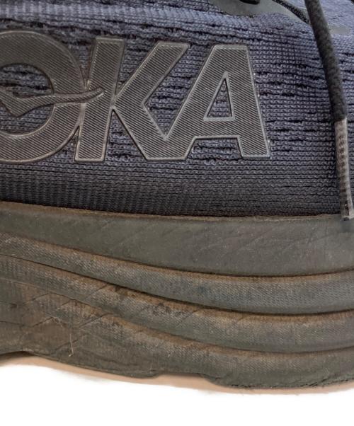 HOKAONEONE（ホカオネオネ）HOKAONEONE (ホカオネオネ) BONDAI8 ローカットスニーカー ブラック サイズ:27.5cmの古着・服飾アイテム