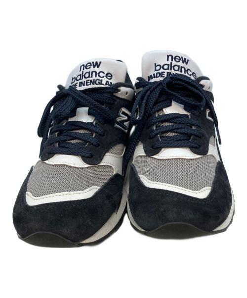 NEW BALANCE（ニューバランス）NEW BALANCE (ニューバランス) ローカットスニーカー ネイビー サイズ:UK 8の古着・服飾アイテム