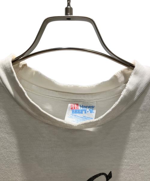 Hanes（ヘインズ）Hanes (ヘインズ) USA製 シングルステッチ 半袖カットソー ホワイト サイズ:XLの古着・服飾アイテム