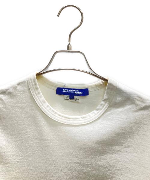 COMME des GARCONS JUNYA WATANABE MAN（コム デ ギャルソン ジュンヤ ワタナベ マン）COMME des GARCONS JUNYA WATANABE MAN (コム デ ギャルソン ジュンヤ ワタナベ マン) 半袖カットソー ホワイト サイズ:Lの古着・服飾アイテム