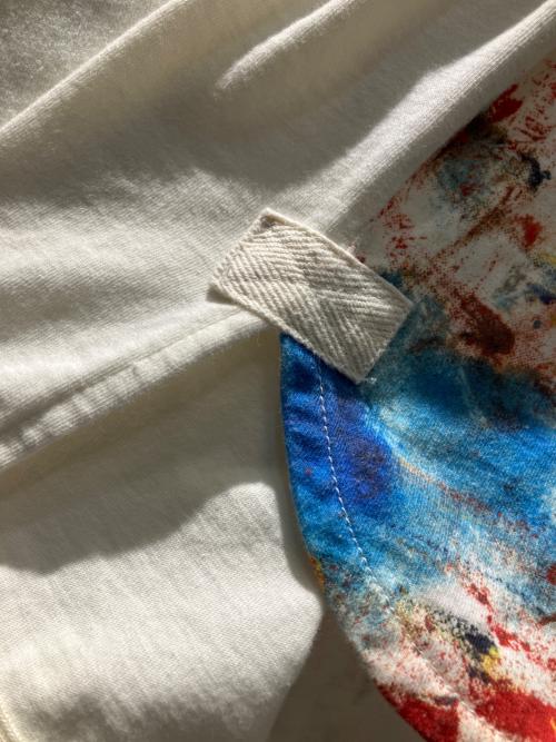 COMME des GARCONS JUNYA WATANABE MAN（コム デ ギャルソン ジュンヤ ワタナベ マン）COMME des GARCONS JUNYA WATANABE MAN (コム デ ギャルソン ジュンヤ ワタナベ マン) 半袖カットソー ホワイト サイズ:Lの古着・服飾アイテム