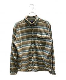 Patagonia（パタゴニア）の古着「ライトウェイトフィヨルドフランネルシャツ 長袖シャツ」｜オリーブ