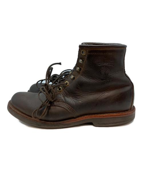 CHIPPEWA（チペワ）CHIPPEWA (チペワ) USA製 ワークブーツ ブラウン サイズ:10Dの古着・服飾アイテム
