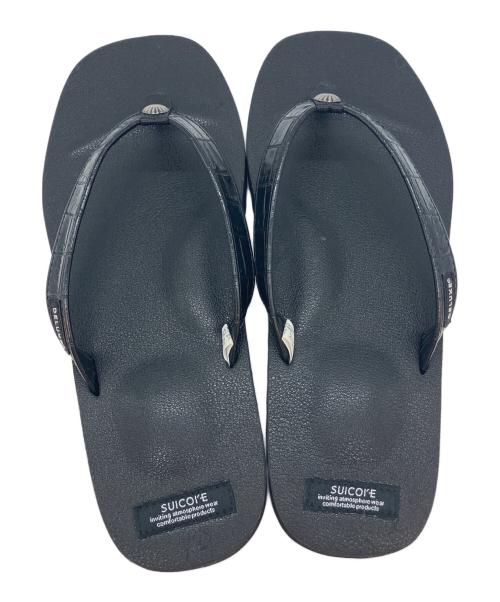 DELUXE（デラックス）DELUXE (デラックス) suicoke (スイコック) トングサンダル ブラック サイズ:26㎝の古着・服飾アイテム