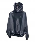 mineマイン）の古着「USA製 CURSIVE SIGN ST HD 16oz プルオーバーパーカー」｜ブラック