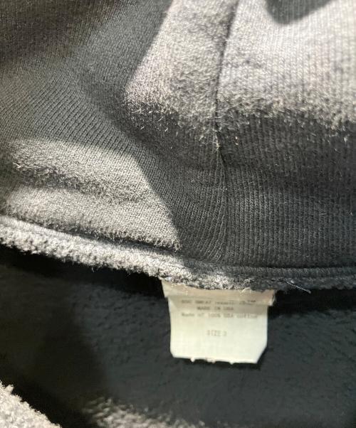 mine（マイン）mine (マイン) USA製 CURSIVE SIGN ST HD 16oz プルオーバーパーカー ブラック サイズ:3の古着・服飾アイテム