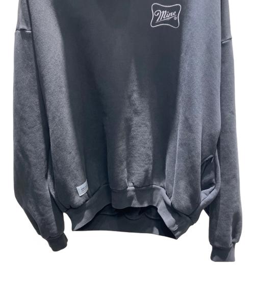 mine（マイン）mine (マイン) USA製 CURSIVE SIGN ST HD 16oz プルオーバーパーカー ブラック サイズ:3の古着・服飾アイテム