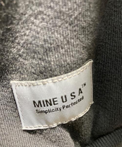 mine（マイン）mine (マイン) USA製 CURSIVE SIGN ST HD 16oz プルオーバーパーカー ブラック サイズ:3の古着・服飾アイテム