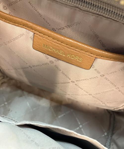 MICHAEL KORS（マイケルコース）MICHAEL KORS (マイケルコース) リュック ブラウンの古着・服飾アイテム