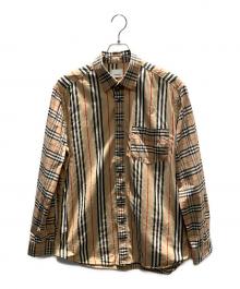 BURBERRY LONDON ENGLAND（バーバリー ロンドン イングランド）の古着「チェックシャツ」｜ベージュ