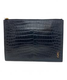 Saint Laurent Paris（サンローランパリ）の古着「0919 クラッチバッグ」｜ブラック