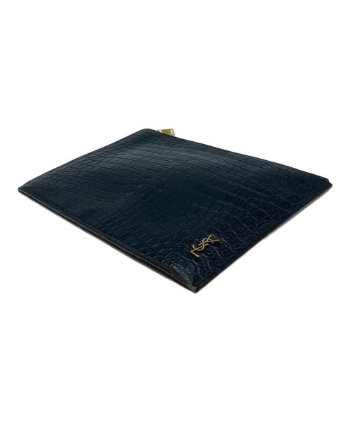 Saint Laurent Paris（サンローランパリ）Saint Laurent Paris (サンローランパリ) 0919 クラッチバッグ ブラックの古着・服飾アイテム