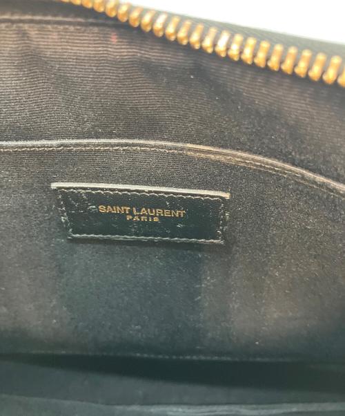 Saint Laurent Paris（サンローランパリ）Saint Laurent Paris (サンローランパリ) 0919 クラッチバッグ ブラックの古着・服飾アイテム