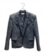 Saint Laurent Parisサンローランパリ）の古着「テーラードジャケット」｜ブラック