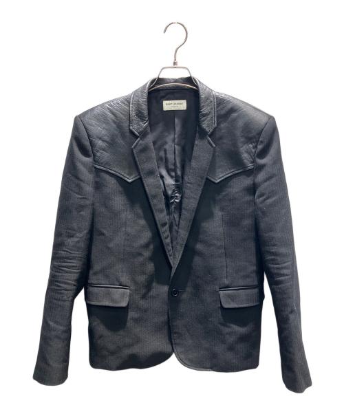 Saint Laurent Paris（サンローランパリ）Saint Laurent Paris (サンローランパリ) テーラードジャケット ブラック サイズ:50の古着・服飾アイテム