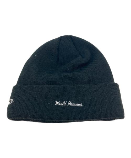 New Era（ニューエラ）New Era (ニューエラ) SUPREME (シュプリーム) 2019年モデル バンダナ柄 ボックスロゴビーニー ブラックの古着・服飾アイテム