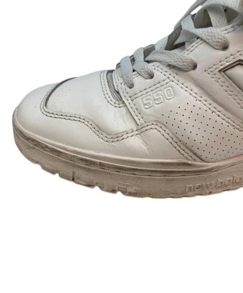 NEW BALANCE（ニューバランス）NEW BALANCE (ニューバランス) 550 スニーカー ローカットスニーカー ホワイト サイズ:27cmの古着・服飾アイテム