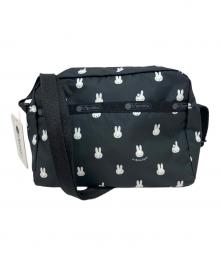 LeSportsac（レスポートサック）の古着「ミッフィー ショルダーバッグ」｜ブラック