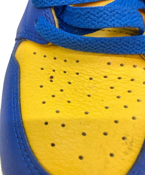 NIKE（ナイキ）NIKE (ナイキ) WMNS AIR JORDAN 1 RETRO ハイカットスニーカー ブルー×イエロー サイズ:25cmの古着・服飾アイテム