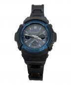 CASIOカシオ）の古着「G-SHOCK ソーラー充電 SSブレスレット 5230 デジアナウォッチ」｜ブラック