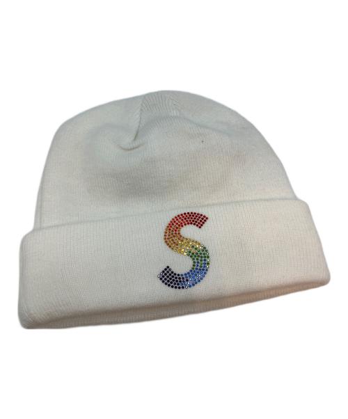 SUPREME×NEWERA（シュプリーム × ニューエラ）SUPREME×NEWERA (シュプリーム × ニューエラ) ニット帽 ホワイトの古着・服飾アイテム