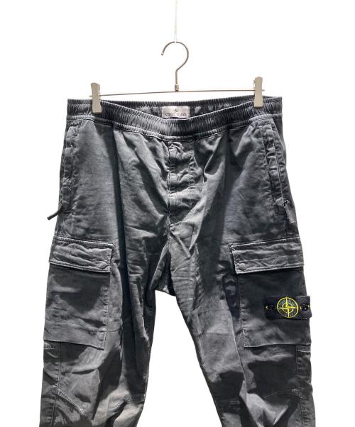 STONE ISLAND（ストーンアイランド）STONE ISLAND (ストーンアイランド) 2024AW カーゴパンツ ブラック サイズ:W36の古着・服飾アイテム