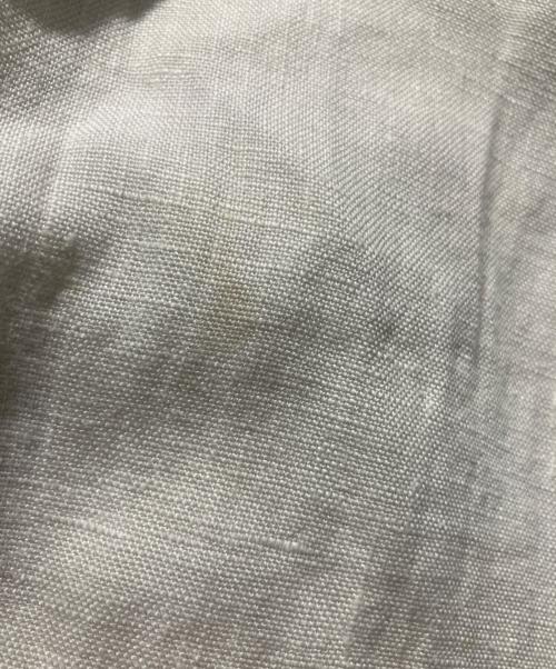 mizuiro-ind（ミズイロインド）mizuiro-ind (ミズイロインド) リネン 半袖ワンピース ホワイト サイズ:Freeの古着・服飾アイテム