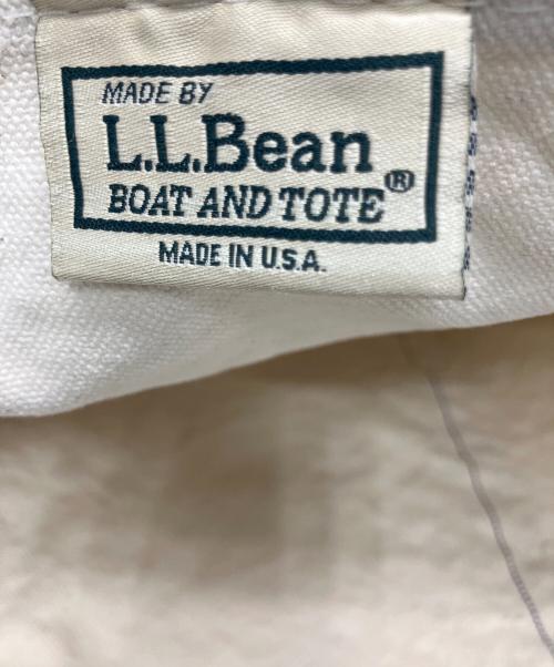L.L.Bean（エルエルビーン）L.L.Bean (エルエルビーン) ボート・アンド・トート USA製 トートバッグ アイボリーの古着・服飾アイテム