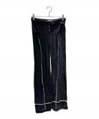 THERED THREADザ・レッド・スレッド）の古着「cutout slit pants パンツ」｜ブラック