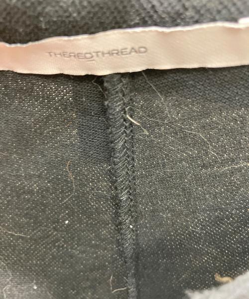 THERED THREAD（ザ・レッド・スレッド）THERED THREAD (ザ・レッド・スレッド) cutout slit pants パンツ ブラック サイズ:Freeの古着・服飾アイテム