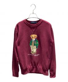 POLO RALPH LAUREN（ポロ・ラルフローレン）の古着「スウェット」｜ボルドー