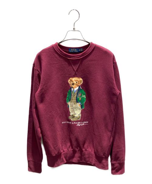 POLO RALPH LAUREN（ポロ・ラルフローレン）POLO RALPH LAUREN (ポロ・ラルフローレン) スウェット ボルドー サイズ:XSの古着・服飾アイテム
