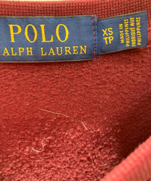 POLO RALPH LAUREN（ポロ・ラルフローレン）POLO RALPH LAUREN (ポロ・ラルフローレン) スウェット ボルドー サイズ:XSの古着・服飾アイテム