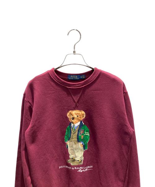 POLO RALPH LAUREN（ポロ・ラルフローレン）POLO RALPH LAUREN (ポロ・ラルフローレン) スウェット ボルドー サイズ:XSの古着・服飾アイテム