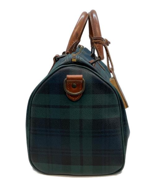 POLO RALPH LAUREN（ポロ・ラルフローレン）POLO RALPH LAUREN (ポロ・ラルフローレン) チェック ハンドバッグ グリーンの古着・服飾アイテム