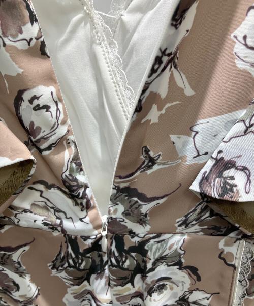 HER LIP TO（ハーリップトゥ）HER LIP TO (ハーリップトゥ) English Rose Garden Dress ノースリーブ・キャミソールワンピース ブラウン サイズ:Sの古着・服飾アイテム