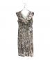 HER LIP TO（ハーリップトゥ）の古着「English Rose Garden Dress ノースリーブ・キャミソールワンピース」｜ブラウン