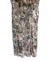 中古・古着 HER LIP TO (ハーリップトゥ) English Rose Garden Dress ノースリーブ・キャミソールワンピース ブラウン サイズ:S：5000円