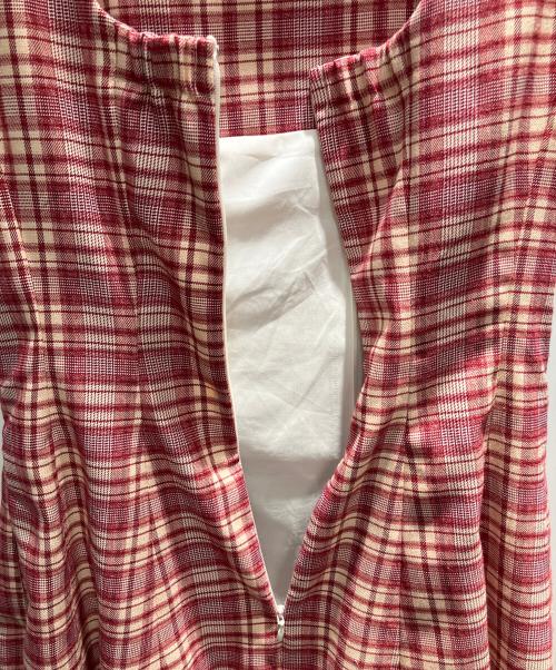 HER LIP TO（ハーリップトゥ）HER LIP TO (ハーリップトゥ) Paddington Long Dress ノースリーブ・キャミソールワンピース レッド サイズ:Sの古着・服飾アイテム