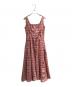 HER LIP TO (ハーリップトゥ) Paddington Long Dress ノースリーブ・キャミソールワンピース レッド サイズ:S：10000円