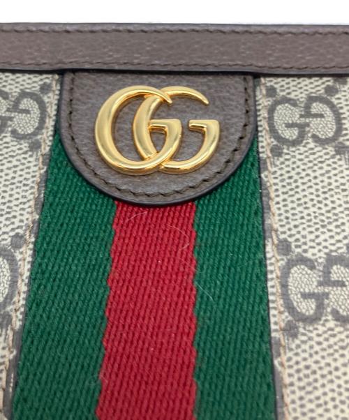 GUCCI（グッチ）GUCCI (グッチ) GGジップアラウンドウォレット 525040 長財布の古着・服飾アイテム
