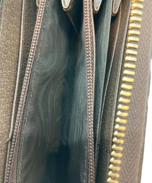 GUCCI（グッチ）GUCCI (グッチ) GGジップアラウンドウォレット 525040 長財布の古着・服飾アイテム