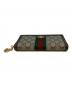 中古・古着 GUCCI (グッチ) GGジップアラウンドウォレット 525040 長財布：50000円