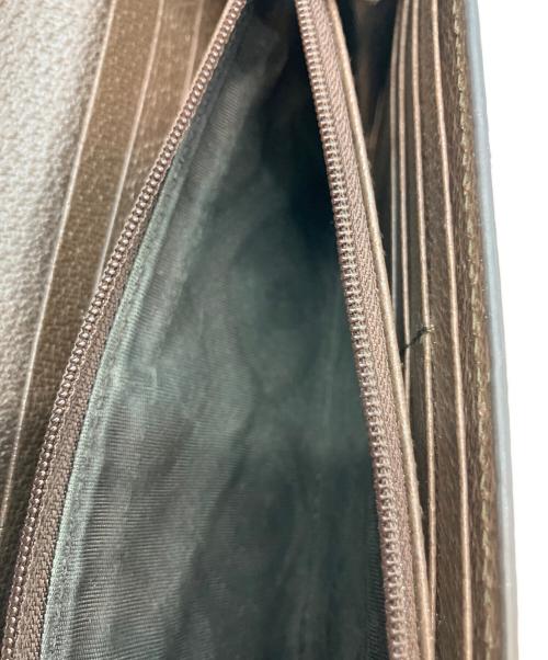 GUCCI（グッチ）GUCCI (グッチ) OPHIDIA GG コンチネンタルウォレット 525040 長財布 ブラウンの古着・服飾アイテム