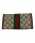 GUCCI (グッチ) OPHIDIA GG コンチネンタルウォレット 525040 長財布 ブラウン：35000円