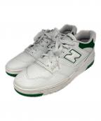 NEW BALANCEニューバランス）の古着「ローカットスニーカー」｜ホワイト×グリーン